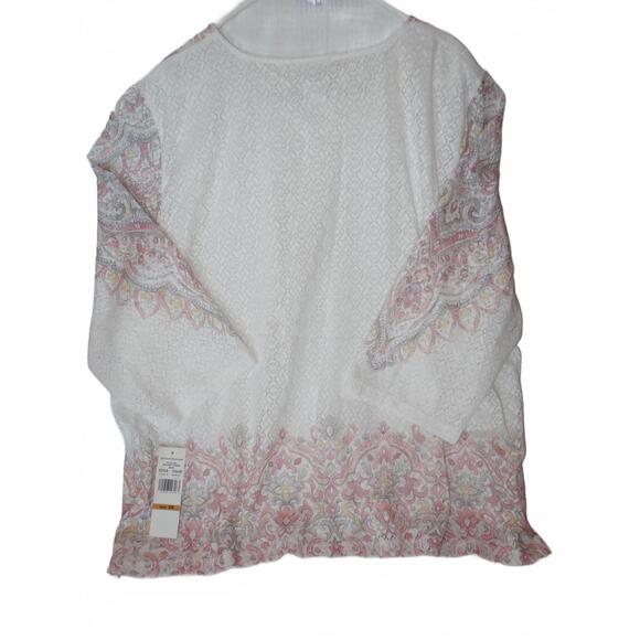 Alfred Dunner Women's Plus Size 3X Printed Blouse NWT - Picture 5 of 7